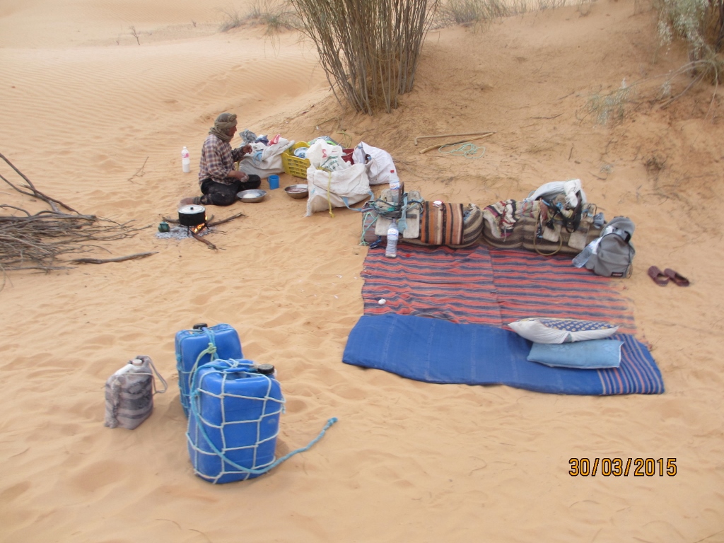 Bivouac désert